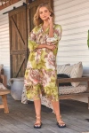 Jaase Mistletoe Print Briana Dress