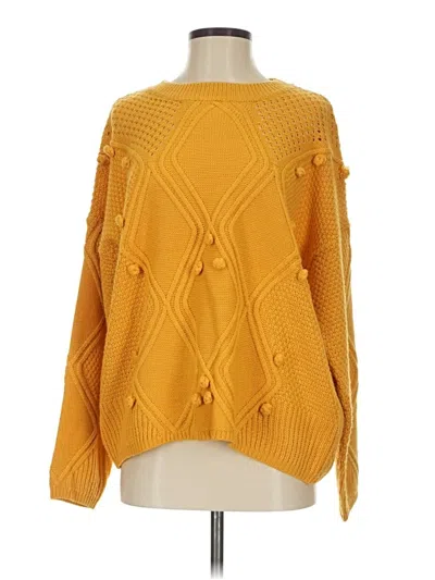Pre-owned Jaase Pullover Sweater In Yellow