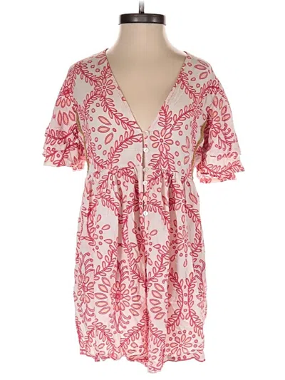 Pre-owned Jaase Romper In Pink