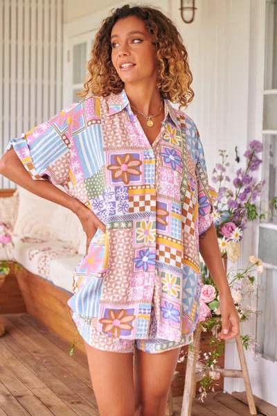 Jaase Sweet Illusions Print Lola Top