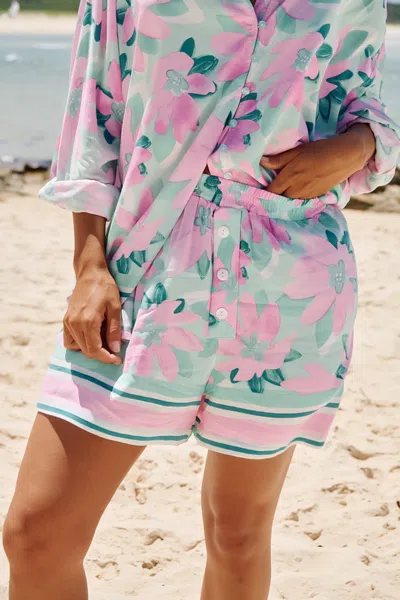 Jaase Voyage Print Flora Shorts