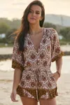 Jaase Wild Gypsy Print Dream Playsuit
