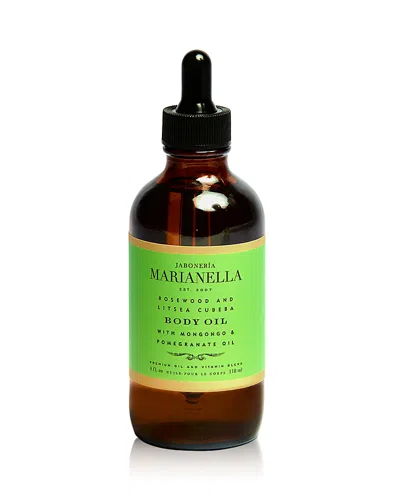 Jaboneria Marianella Rosewood & Litsea Cubeba Body Oil 4 Oz.
