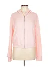 Jac Parker Zip Up Hoodie In Pink