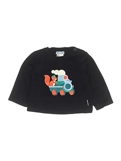 Pre-owned Jacadi Kids' 3/4 Sleeve T-shirt In Black