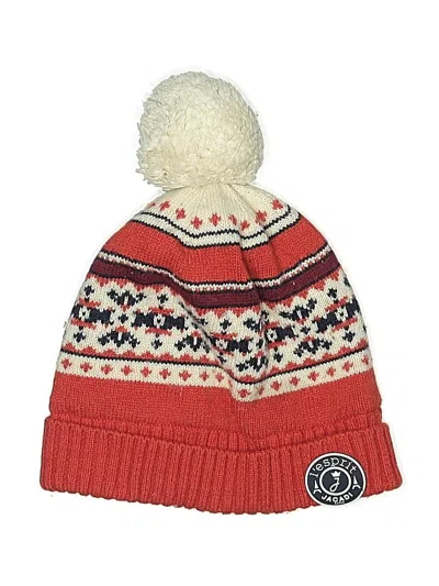 Pre-owned Jacadi Kids' Beanie Hat In Red