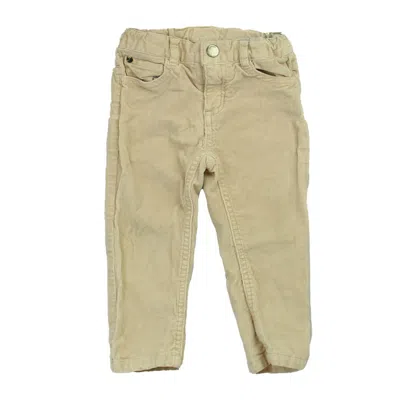 Pre-owned Jacadi Kids' Boys Tan Corduroy Pants In Beige