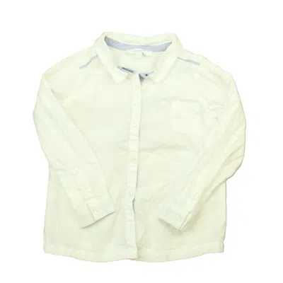 Pre-owned Jacadi Kids' Boys White Button Down Long Sleeve