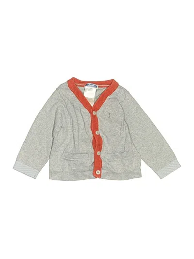 Pre-owned Jacadi Kids' Cardigan Sweater In Gray