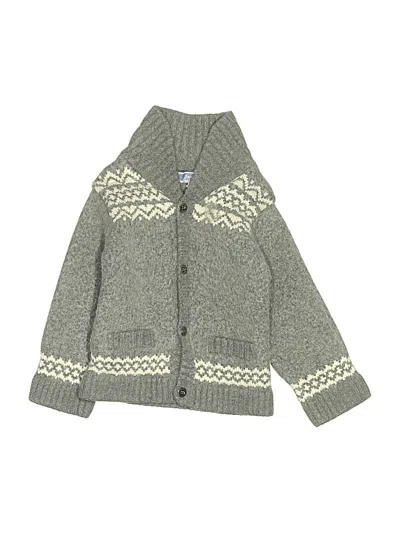 Pre-owned Jacadi Kids' Cardigan Sweater In Gray
