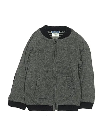 Pre-owned Jacadi Kids' Cardigan Sweater In Gray