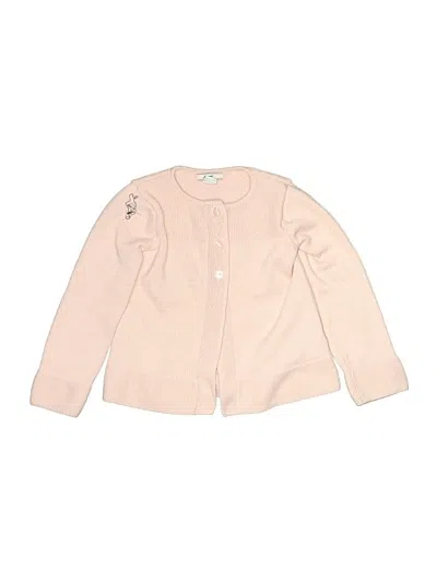 Pre-owned Jacadi Kids' Cardigan Sweater In Pink