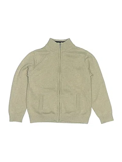 Pre-owned Jacadi Kids' Cardigan Sweater In Tan
