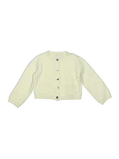 Pre-owned Jacadi Kids' Cardigan Sweater In White