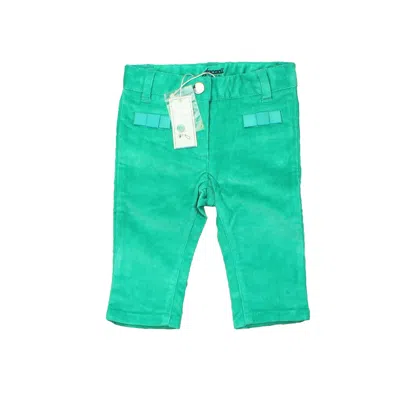 Pre-owned Jacadi Kids' Girls Green Corduroy Pants