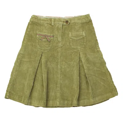 Jacadi Kids' Girls Moss Green Skirt In Multi