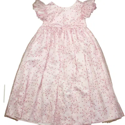 Jacadi Kids' Girls Pink Dots Special Occasion Dress