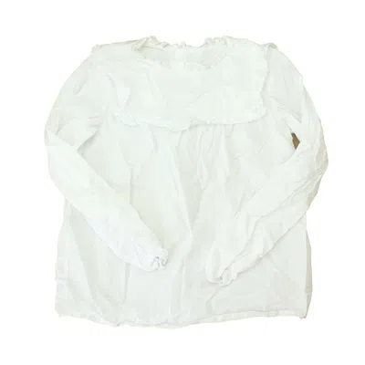 Pre-owned Jacadi Kids' Girls White Blouse