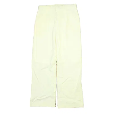 Pre-owned Jacadi Kids' Girls White Linen Pants