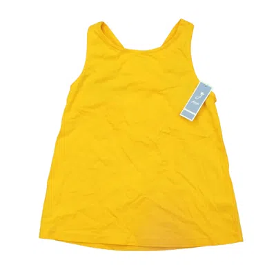 Pre-owned Jacadi Kids' Girls Yellow Tank Top