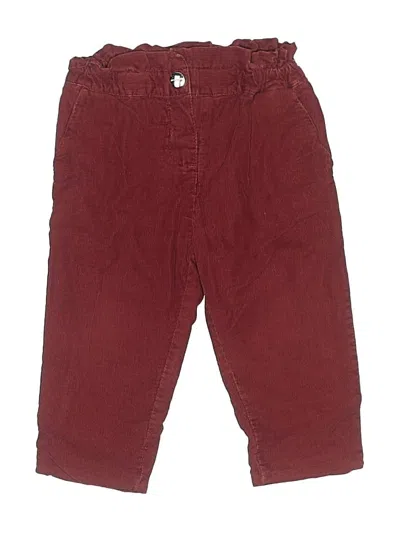 Pre-owned Jacadi Kids' Jeans In Burgundy