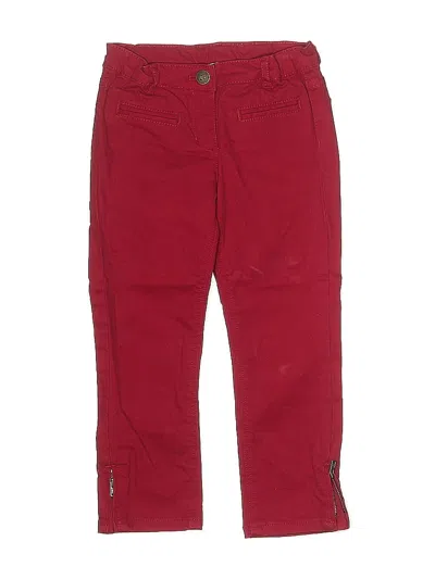 Pre-owned Jacadi Kids' Jeggings In Red