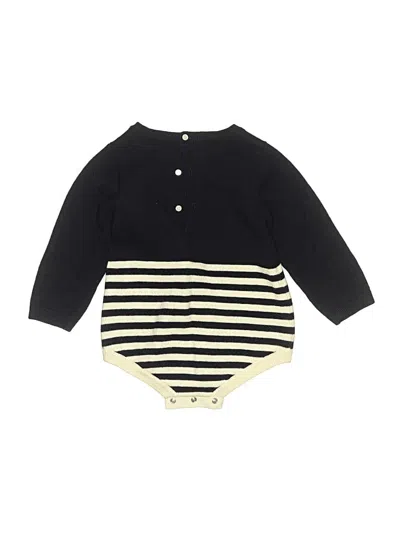 Pre-owned Jacadi Kids' Long Sleeve Onesie In Black