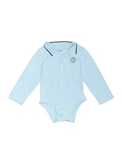 Pre-owned Jacadi Kids' Long Sleeve Onesie In Blue