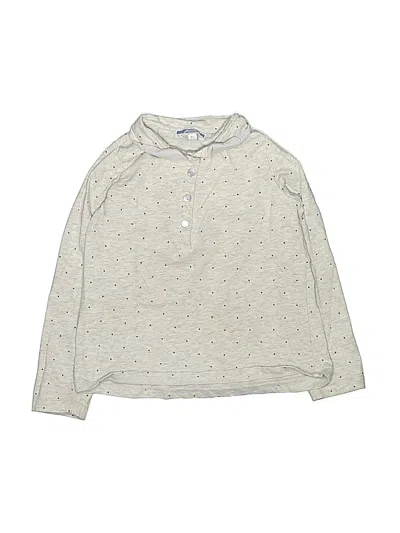 Pre-owned Jacadi Kids' Long Sleeve Top Silver Tops