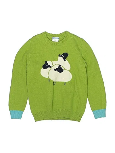 Pre-owned Jacadi Kids' Pullover Sweater In Green
