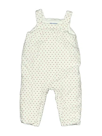 Pre-owned Jacadi Babies' Short Sleeve Onesie In Ivory