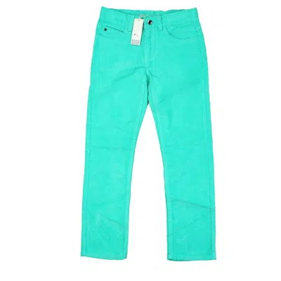 Jacadi Kids' Unisex Turquoise Corduroy Pants Size: 6y 8y 10y In Blue
