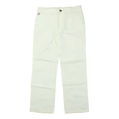 Jacadi Kids' Unisex White Pants In Yellow