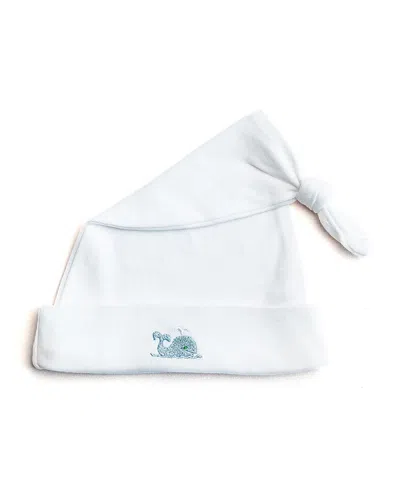 Jacaranda Living Boys' Knotted Baby Hat - Baby In White