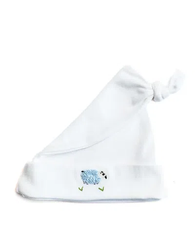 Jacaranda Living Boys' Knotted Hat - Baby In White