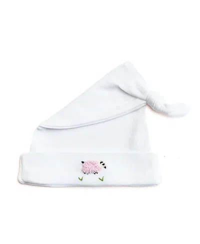 Jacaranda Living Girls' Knotted Hat - Baby In White