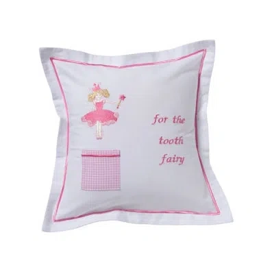 Jacaranda Living Reversible Throw Pillow In White