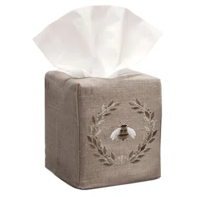 Jacaranda Living Tissue Box Cover In Beige