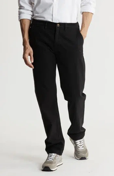 Jachs Classic Straight Leg Pants In Black