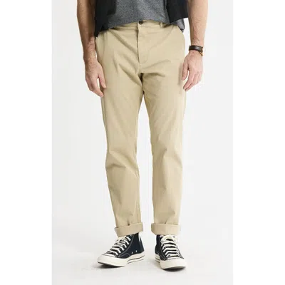 Jachs Cotton Silk Blend Stretch Chino Pants In Gold