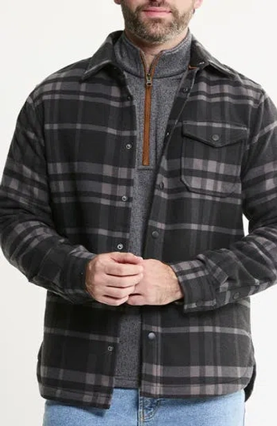 Jachs Doubleface Fleece Shirt Jacket In Animal Print
