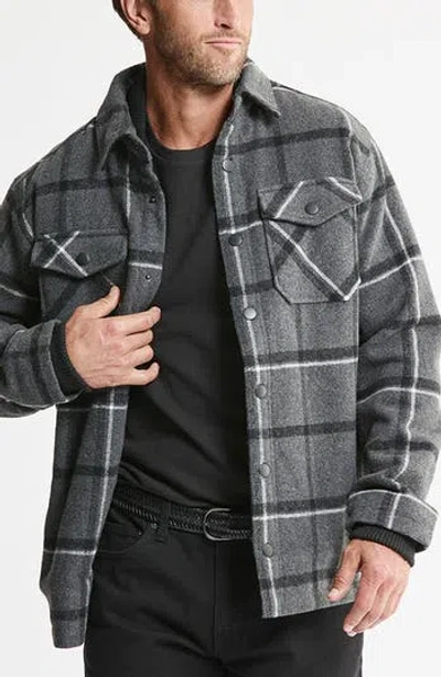 Jachs Faux Fur Lined Shirt Jacket In Pink