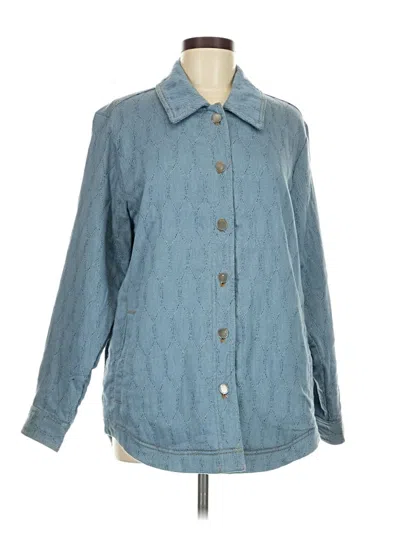 Pre-owned Jachs Girlfriend Denim Jacket In Blue