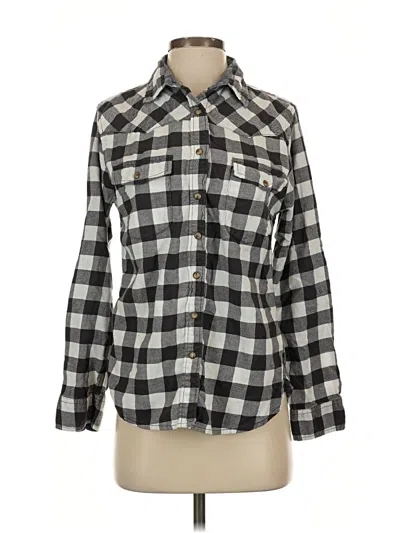 Pre-owned Jachs Girlfriend Long Sleeve Button Down Shirt In Black