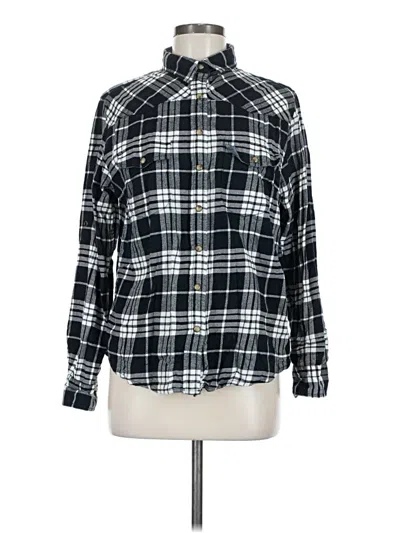 Pre-owned Jachs Girlfriend Long Sleeve Button Down Shirt In Black