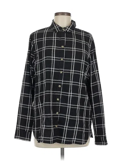Pre-owned Jachs Girlfriend Long Sleeve Button Down Shirt In Black