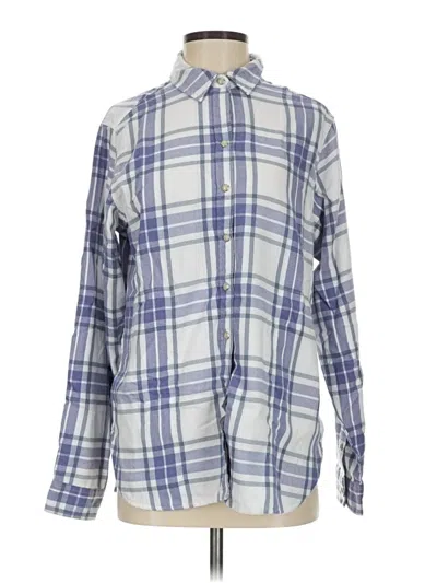 Pre-owned Jachs Girlfriend Long Sleeve Button Down Shirt In Blue