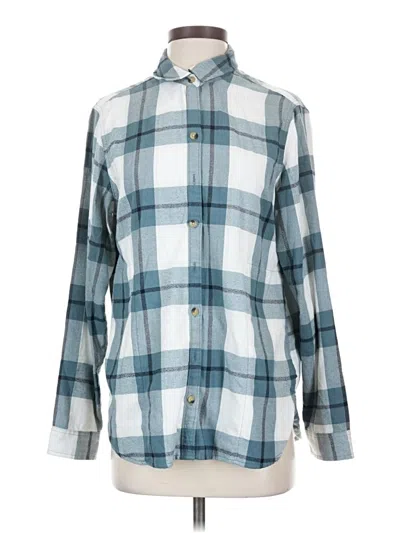 Pre-owned Jachs Girlfriend Long Sleeve Button Down Shirt In Blue