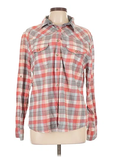 Pre-owned Jachs Girlfriend Long Sleeve Button Down Shirt In Gray