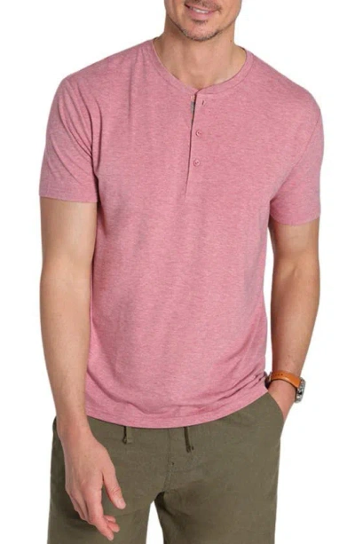 Jachs Henley T-shirt In Pink